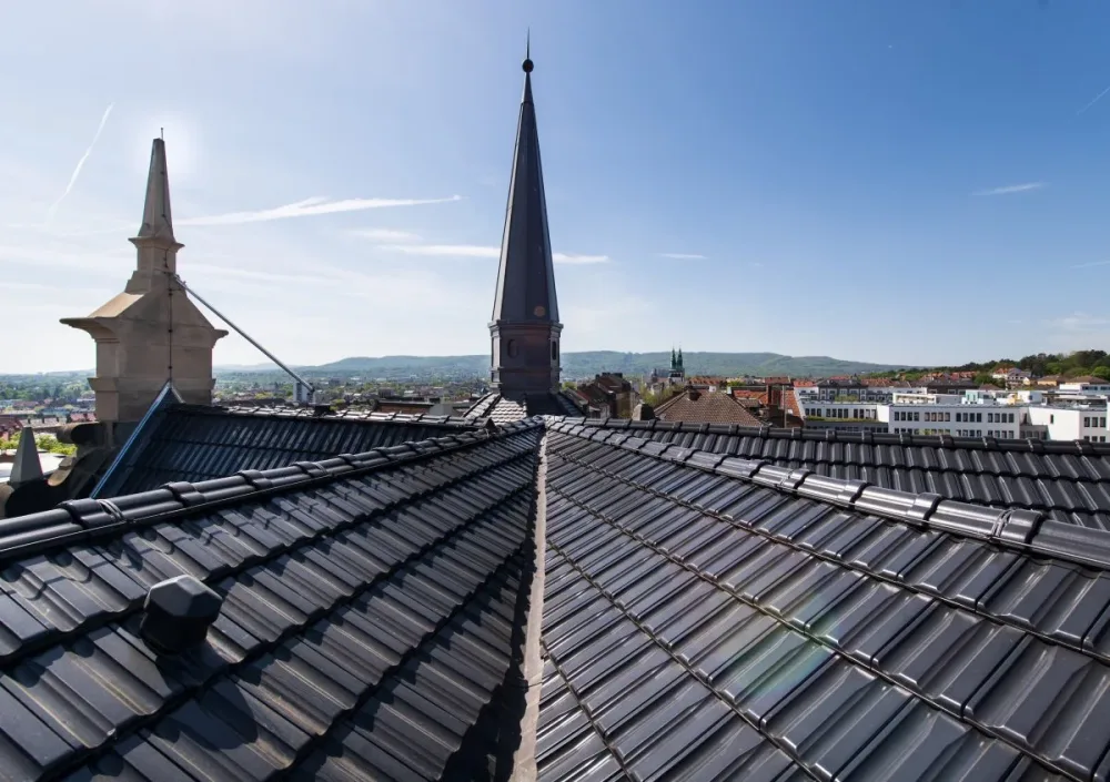 Dacharbeiten und Turmspitze Friedrich-Ebert-Straße 96, Bild 5